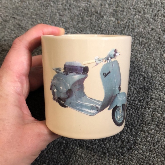 1953 Primavera Vespa 125 Mini Espresso Coffee Mug Retro - Picture 3 of 9